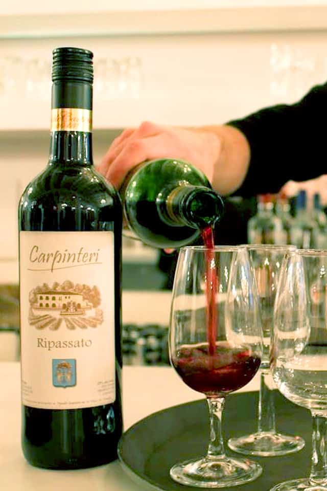 Vignoble Carpinteri - Service de vin